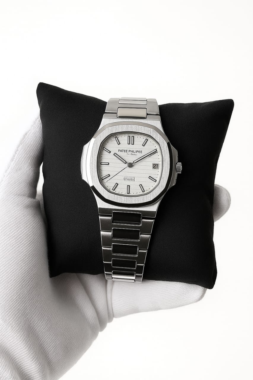 Patek Philippe Silver Classic - White Dial Automatic with Date