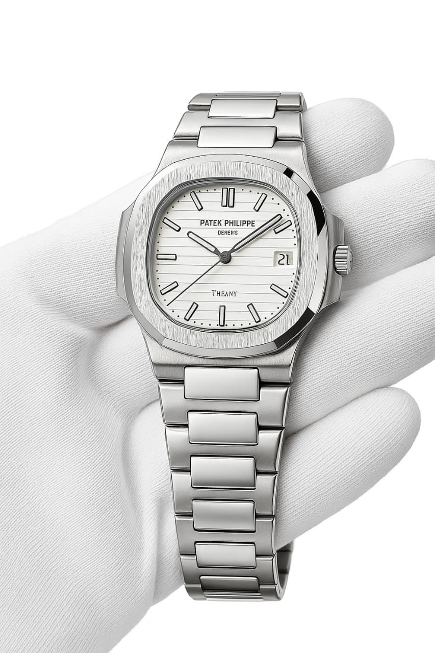 Patek Philippe Silver Classic - White Dial Automatic with Date