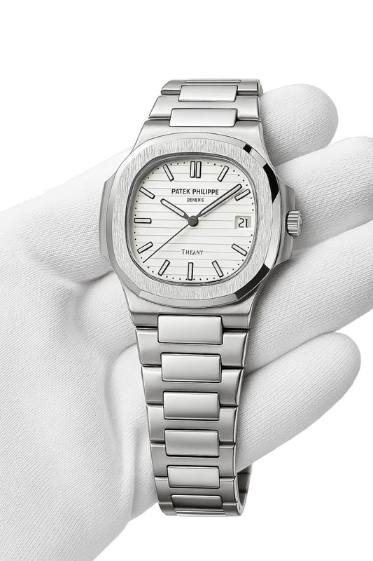 Patek Philippe Silver Classic - White Dial Automatic with Date