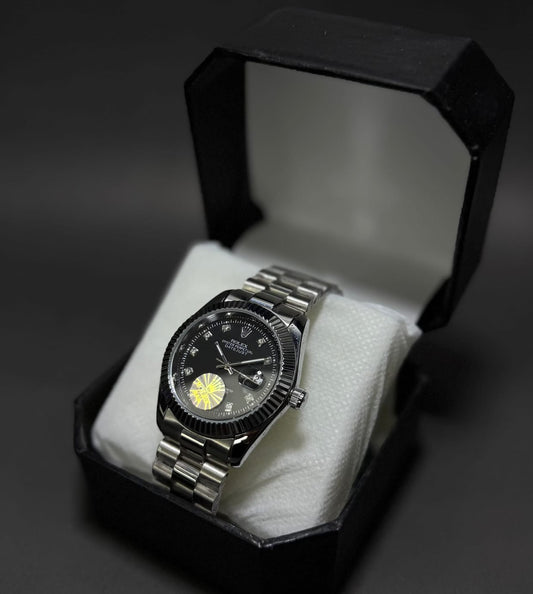 Rolex Oyster Black Date Watch
